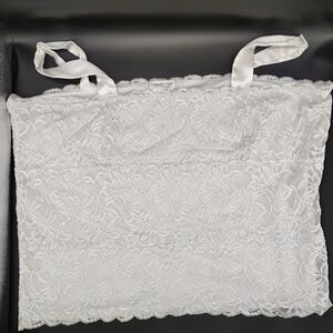 Coldwater Creek White Ivory Cream Lace Camisole Women's Size 2XL